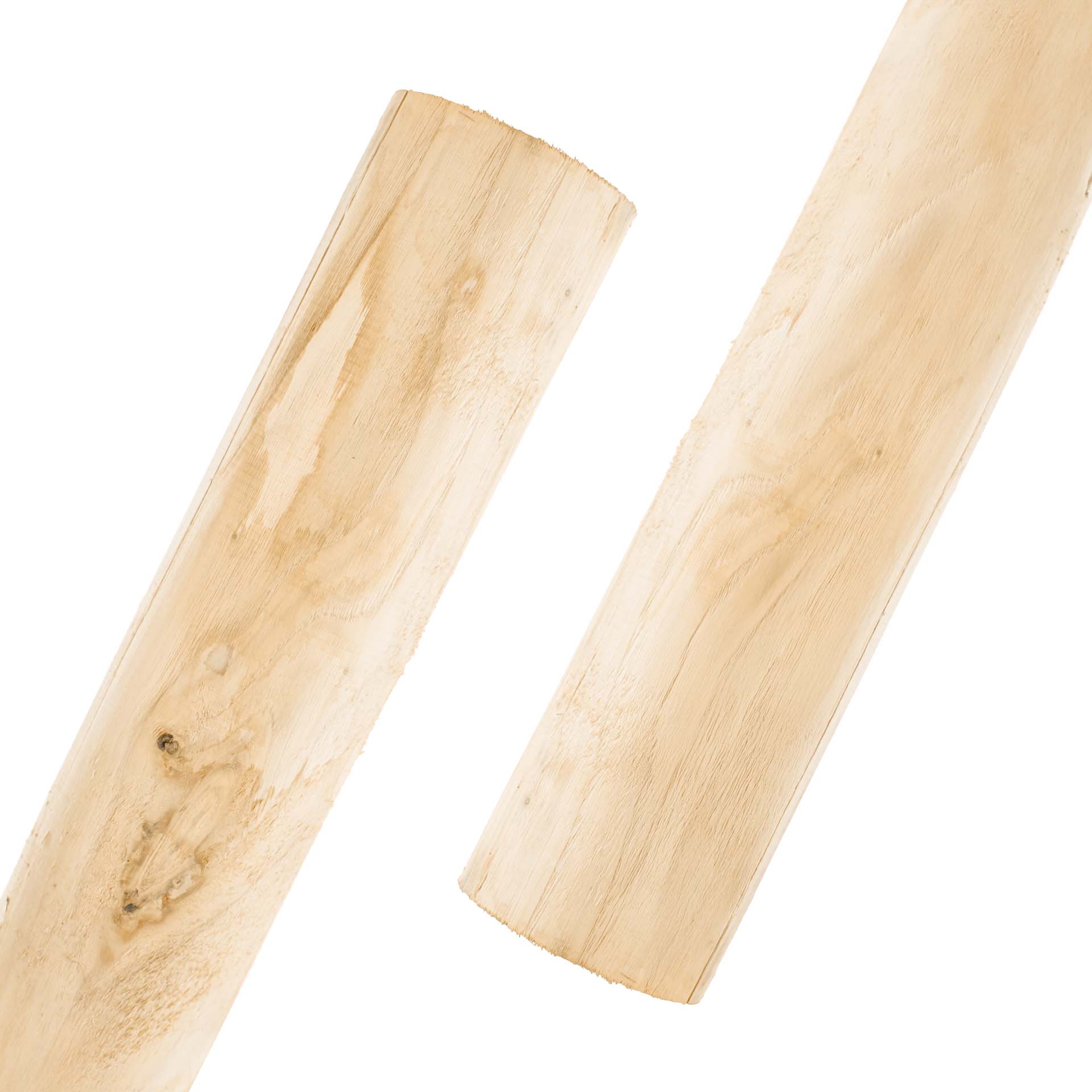 Cilindrisch gefreesde palen (80 mm), lengte 120 cm, voor bodemhulsen, kastanje Cilindrisch gefreesde palen (80 mm), lengte 120 cm, voor bodemhulsen, kastanje