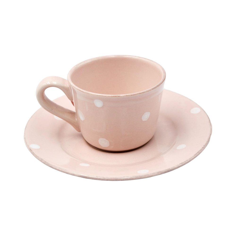 Gedeck Espressotasse und Untertasse CHITRA, rosa, 0,08 l Gedeck Espressotasse und Untertasse CHITRA, rosa, 0,08 l