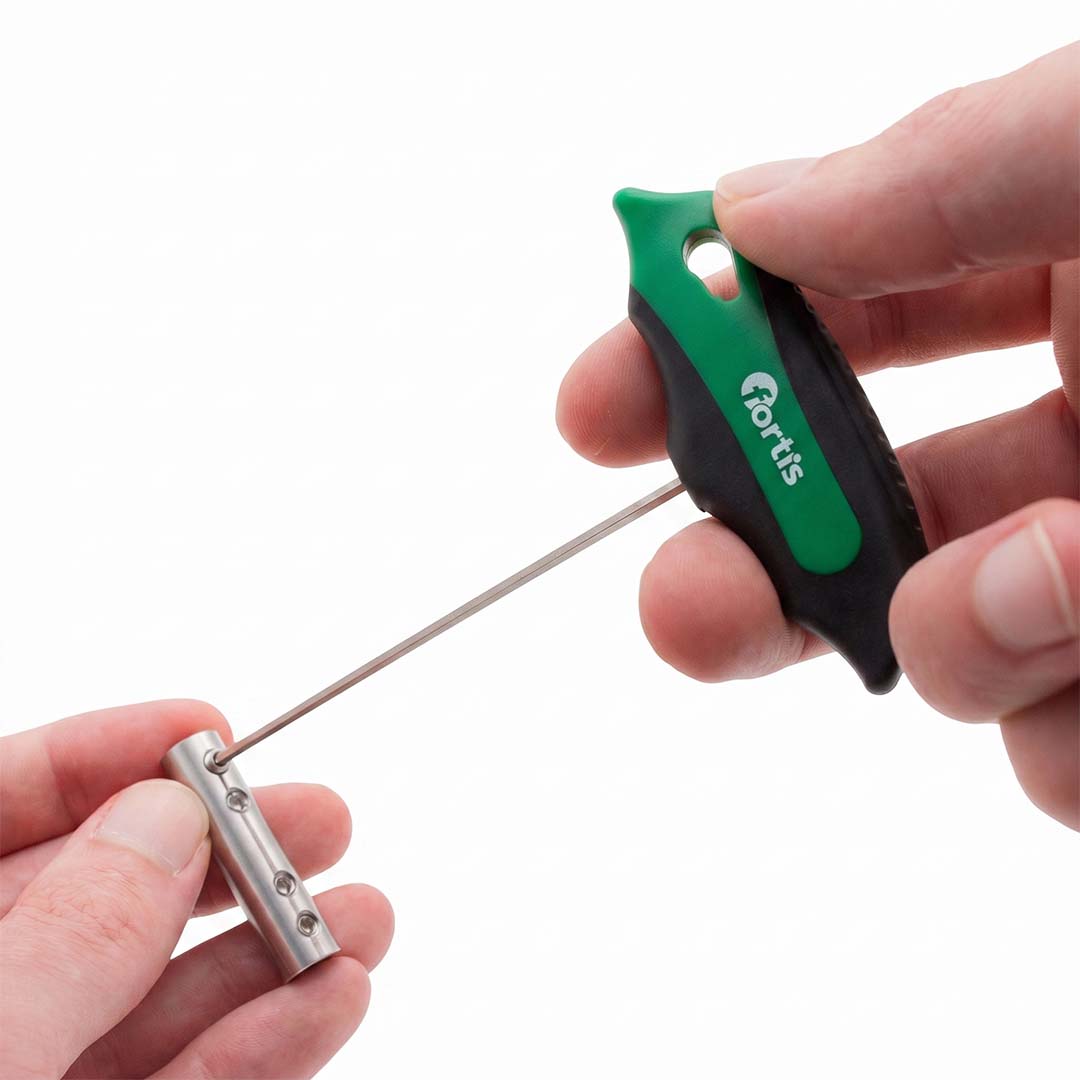 Innensechskant-Schraubendreher (2 x 100) mit T-Griff für Rollenverbinder Innensechskant-Schraubendreher (2 x 100) mit T-Griff für Rollenverbinder