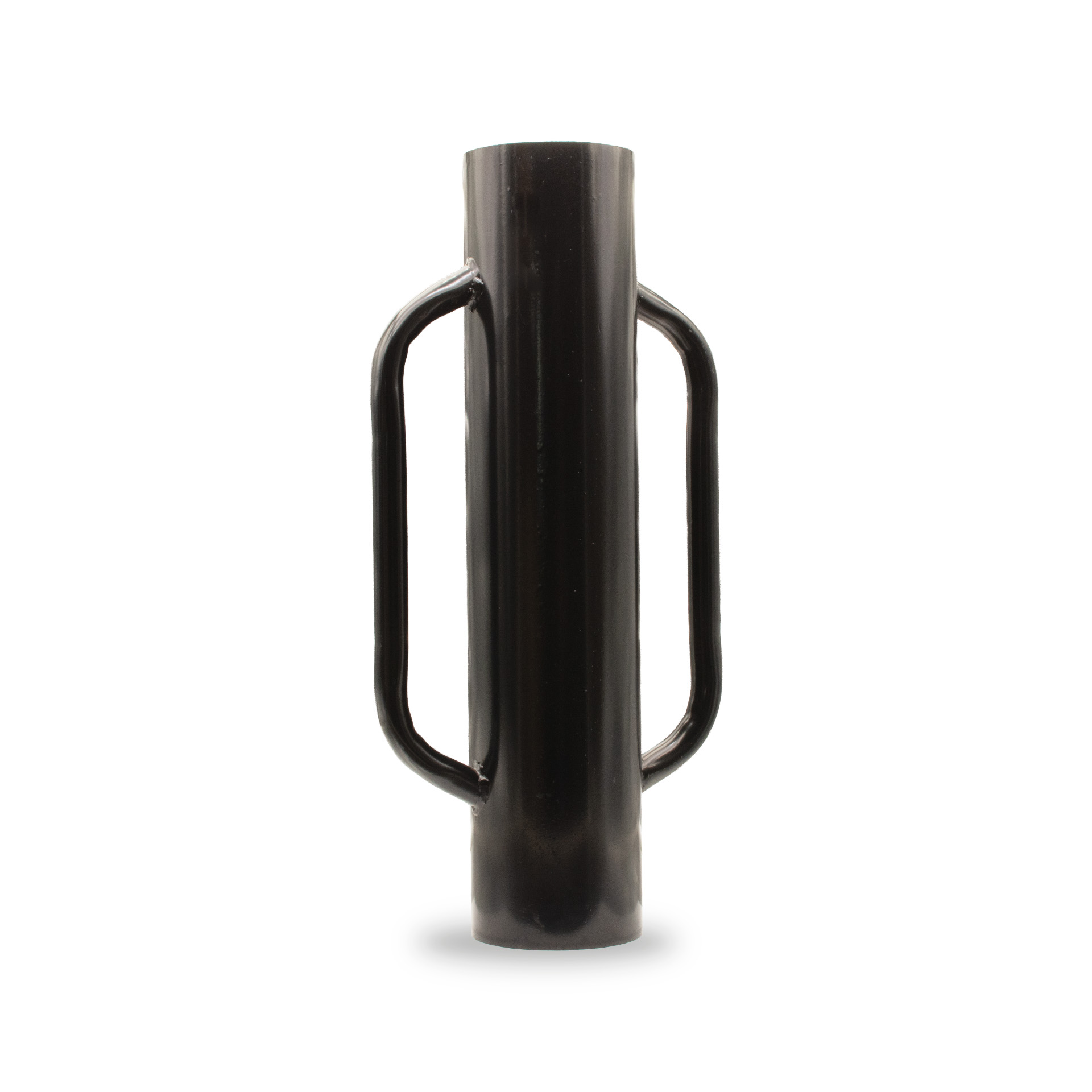 Palenrammer / Handhei voor hek- en paalpalen, diameter 13,3 cm, hoogte 60 cm, zwart