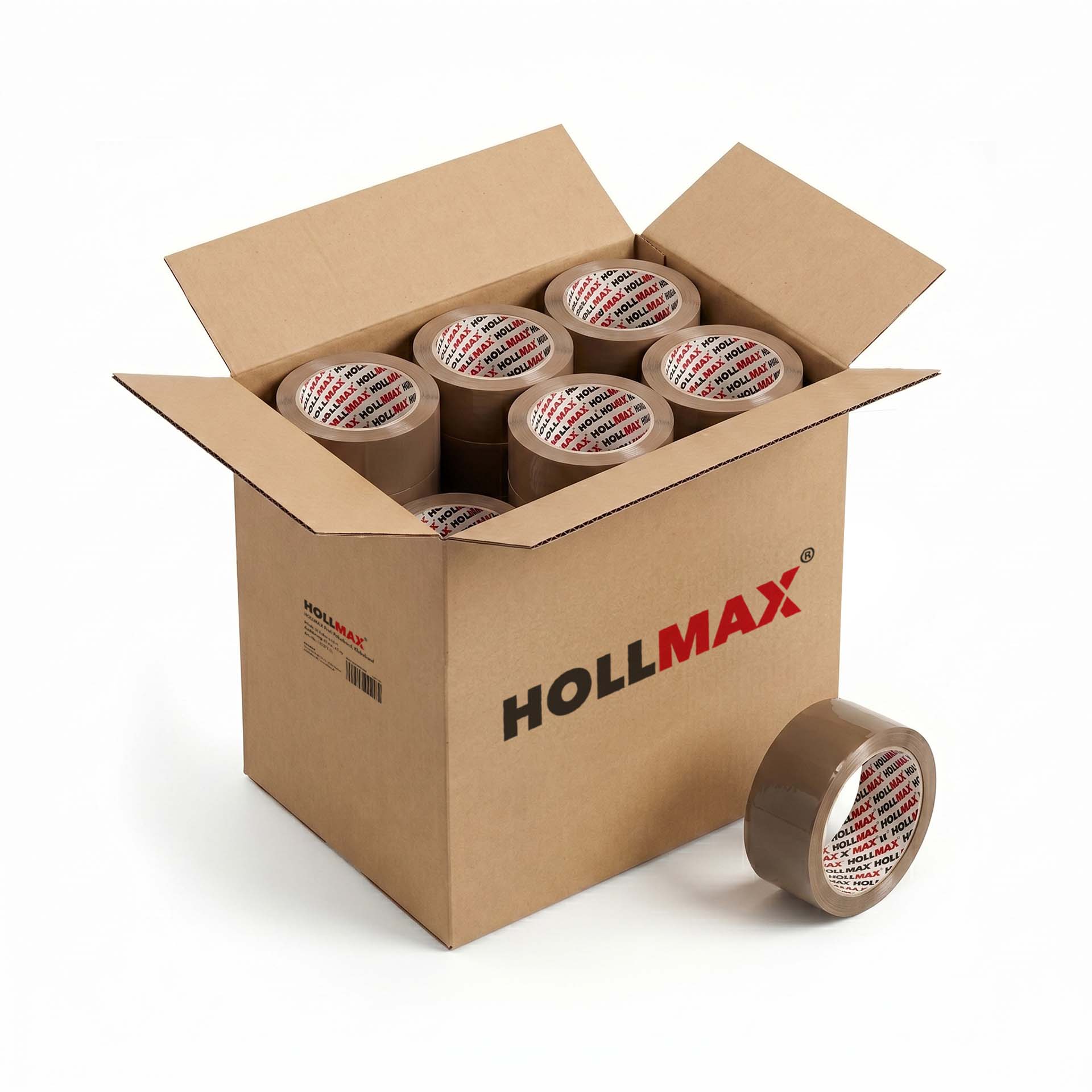 paketband-klebeband-36stk-karton-produktbild-1.jpg HOLLMAX Profi Paketband, Klebeband, 48 mm, 50 my, 100 m, Karton (36 Stück)