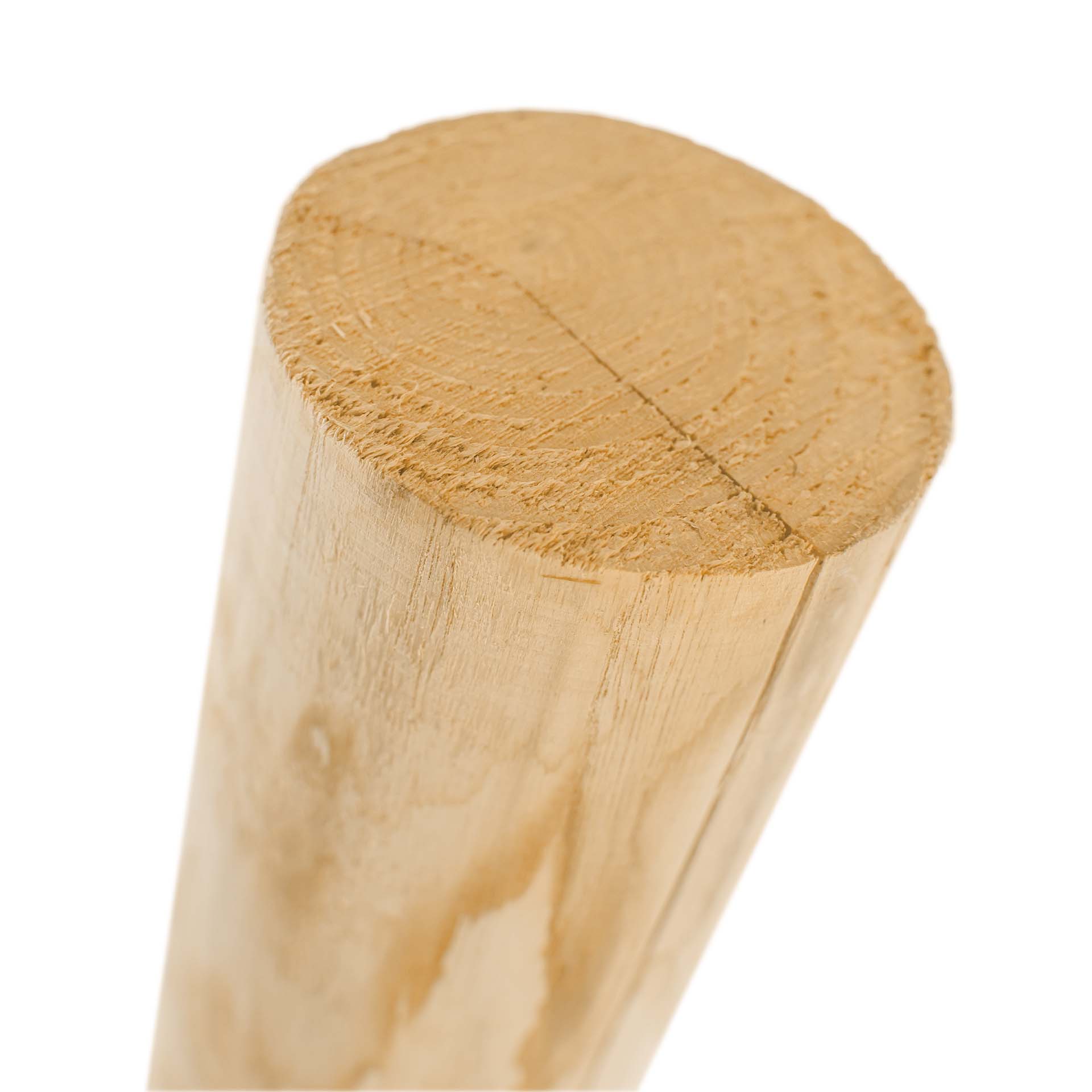 Cilindrisch gefreesde palen (80 mm), lengte 120 cm, voor bodemhulsen, kastanje Cilindrisch gefreesde palen (80 mm), lengte 120 cm, voor bodemhulsen, kastanje