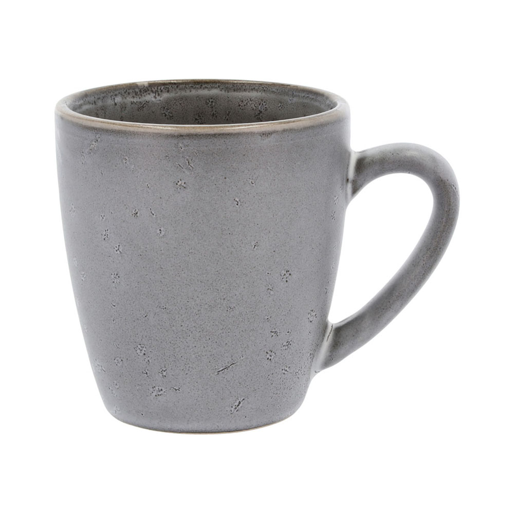 Tasse, Grau, Steingut, 0,19 L