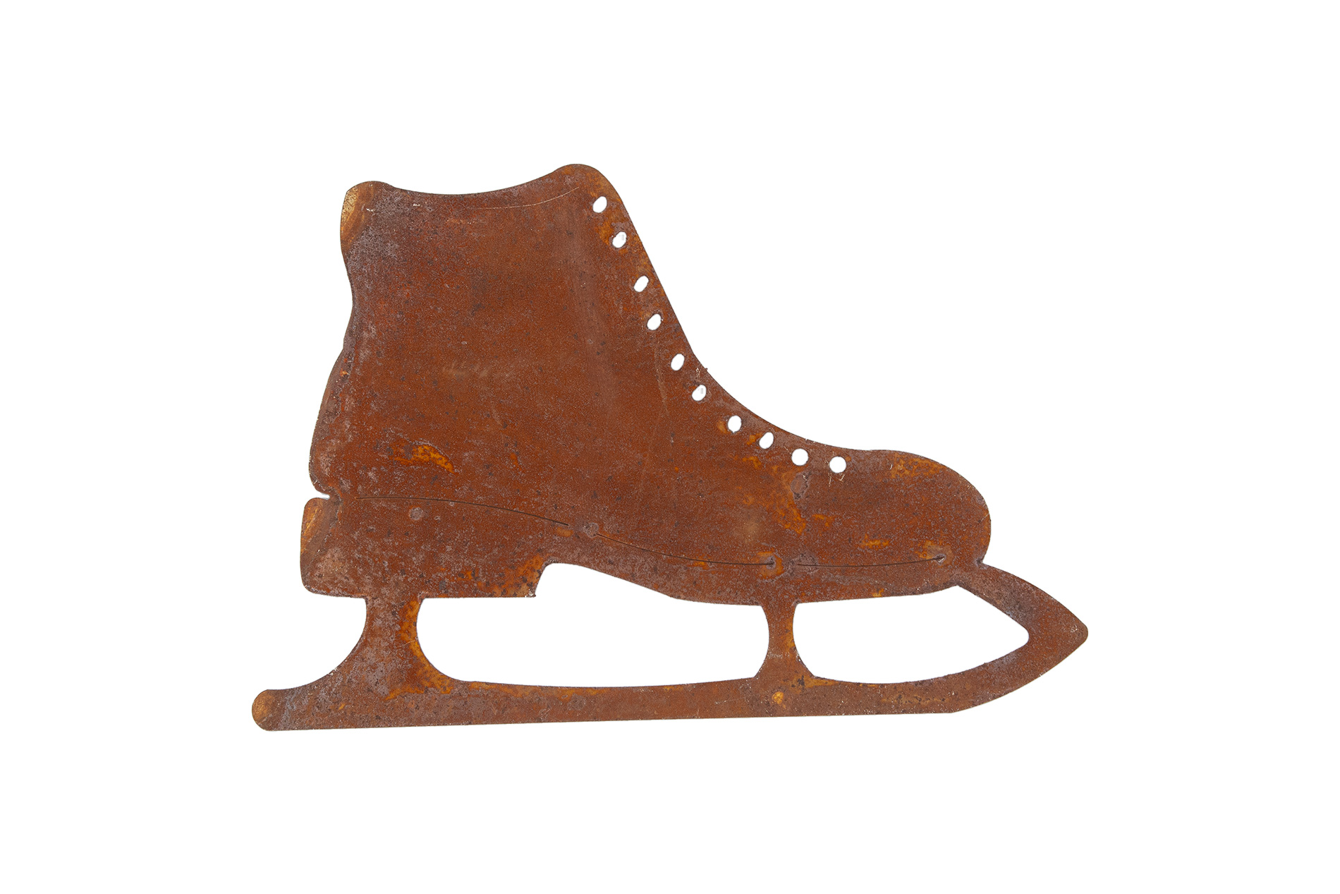 Schlittschuh zum Hängen, Edelrost, Rost Deko, 12 x 18 cm Schlittschuh zum Hängen, Edelrost, Rost Deko, 12 x 18 cm