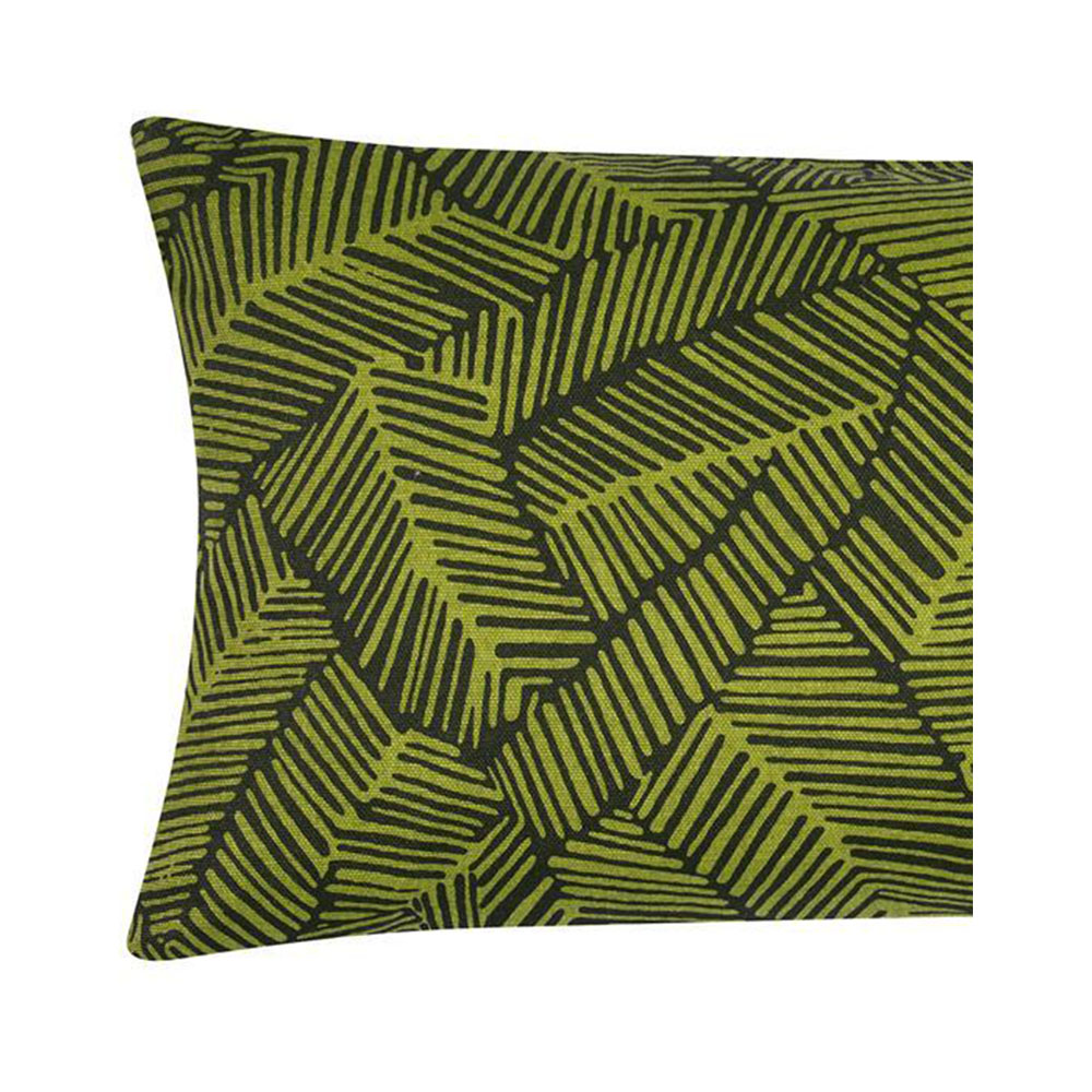 pad Kissenhülle FLAIR, grün, Blättermuster, 45 x45 cm