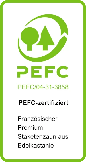 Französischer Premium-Staketenzaun