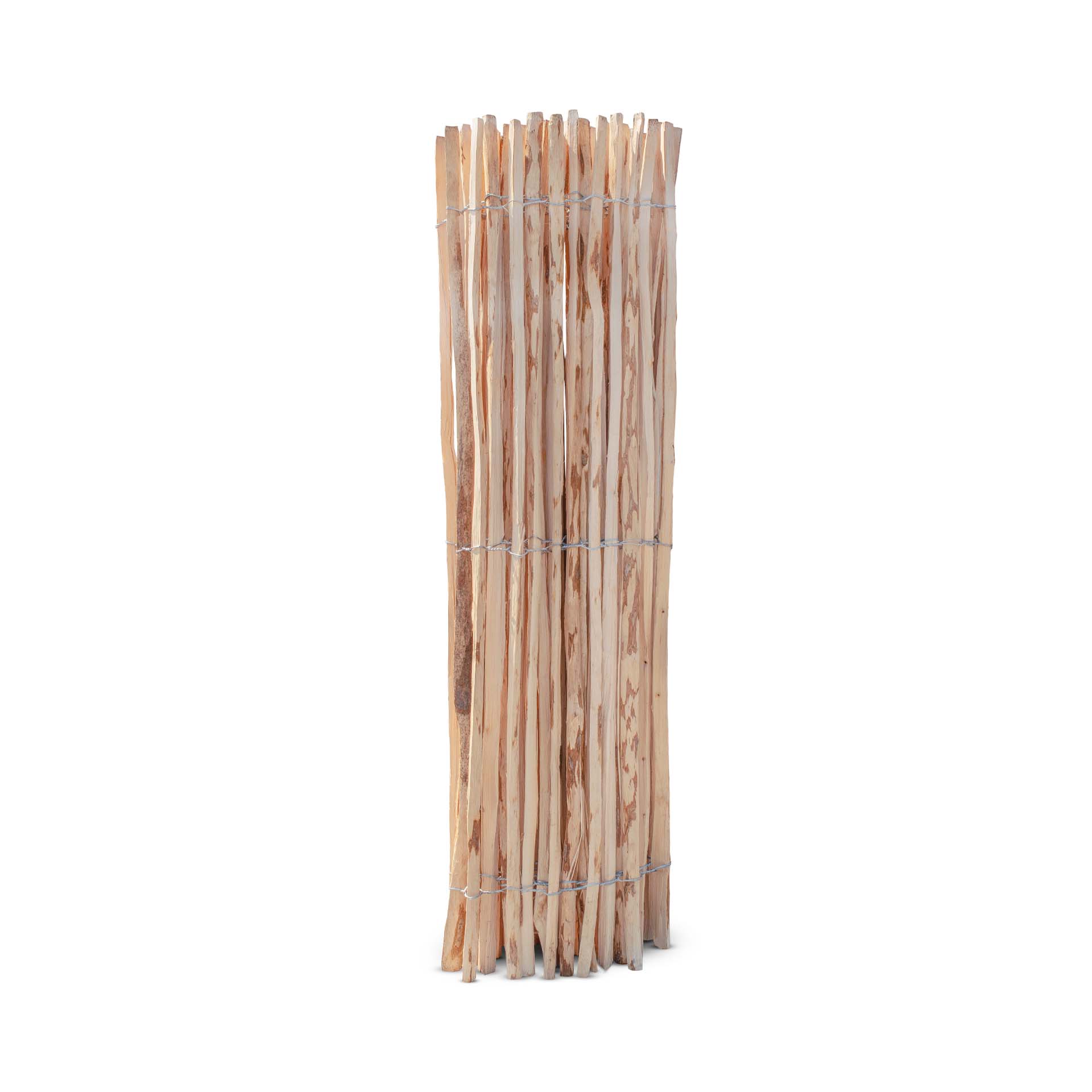 Staketenzaun Haselnuss Höhe 150 cm, Länge 5 Meter Lattenabstand 3-5 cm Staketenzaun Haselnuss Höhe 150 cm, Länge 5 Meter Lattenabstand 3-5 cm