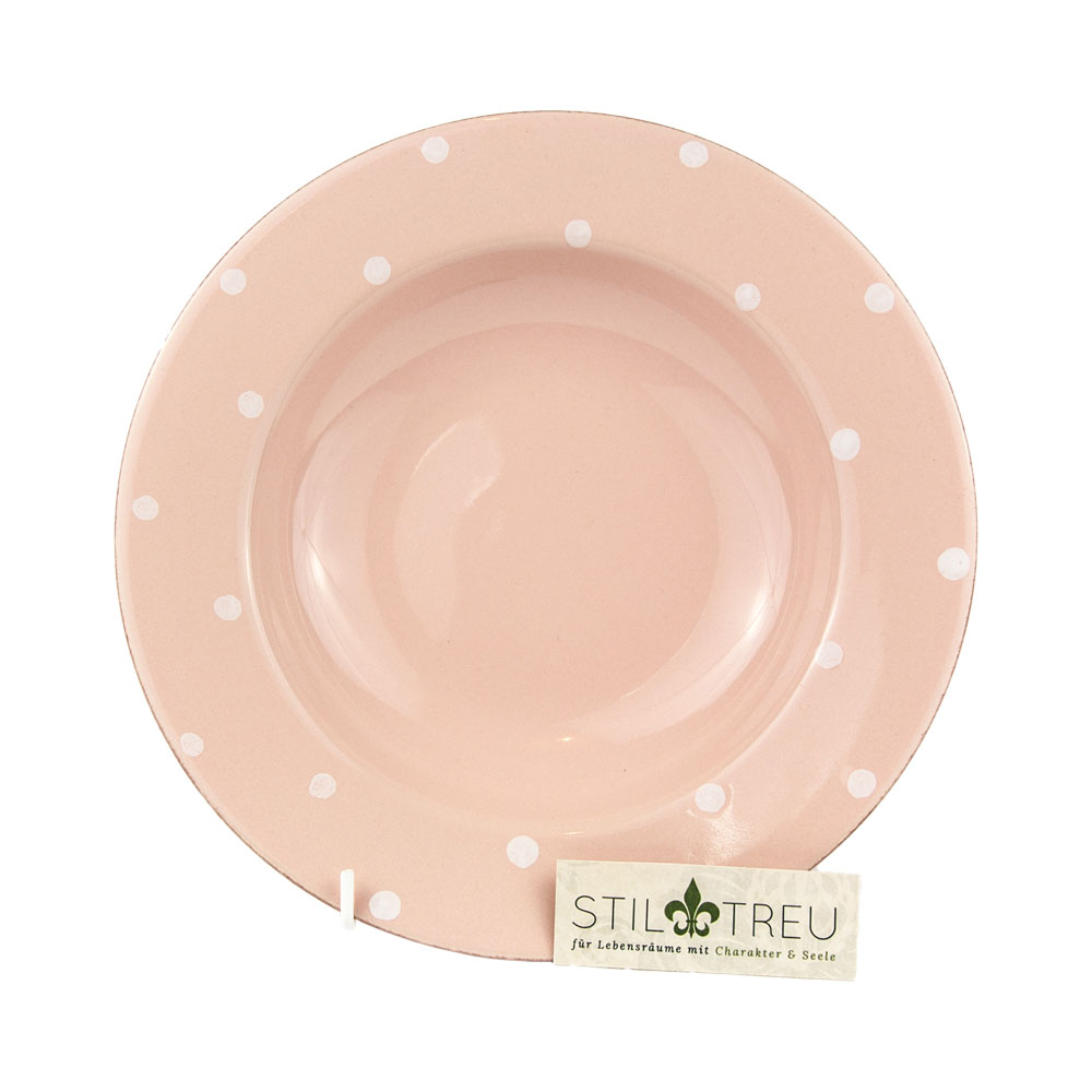 Suppenteller / PastaTeller Chitra, rosa, 25 cm Suppenteller / PastaTeller Chitra, rosa, 25 cm