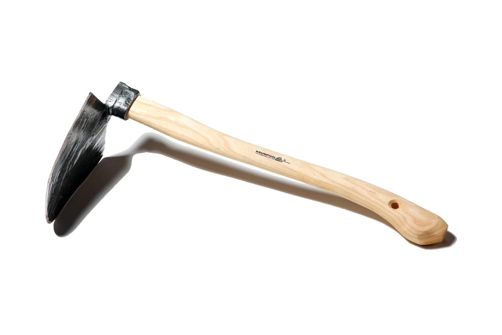 Krumpholz Handhacke, spitz-oval, mit Eschen-Kuhfußstiel (48 cm) Krumpholz Handhacke, spitz-oval, mit Eschen-Kuhfußstiel (48 cm)