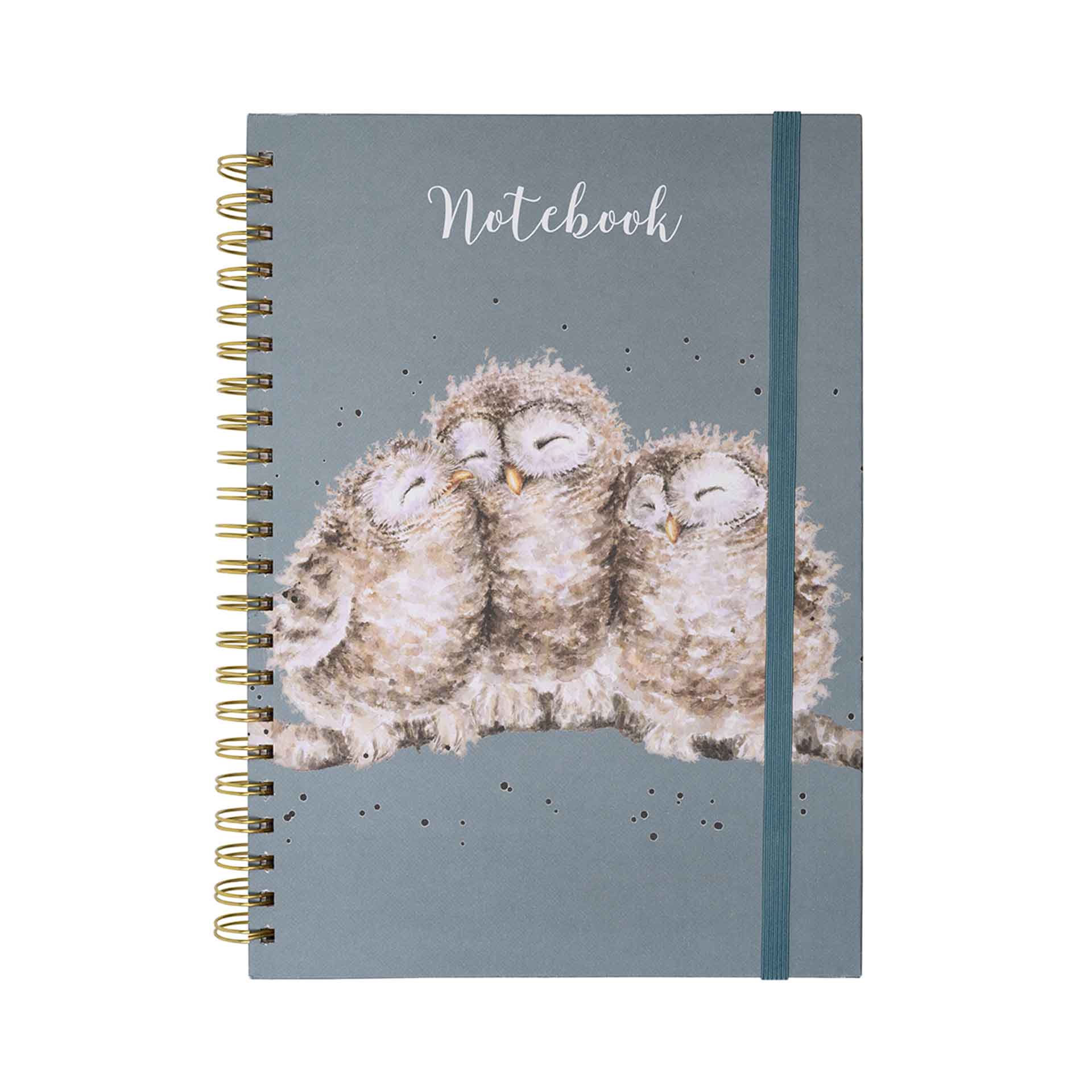 Ringbuch, DIN A4, Motiv Eulen " Owl Together "