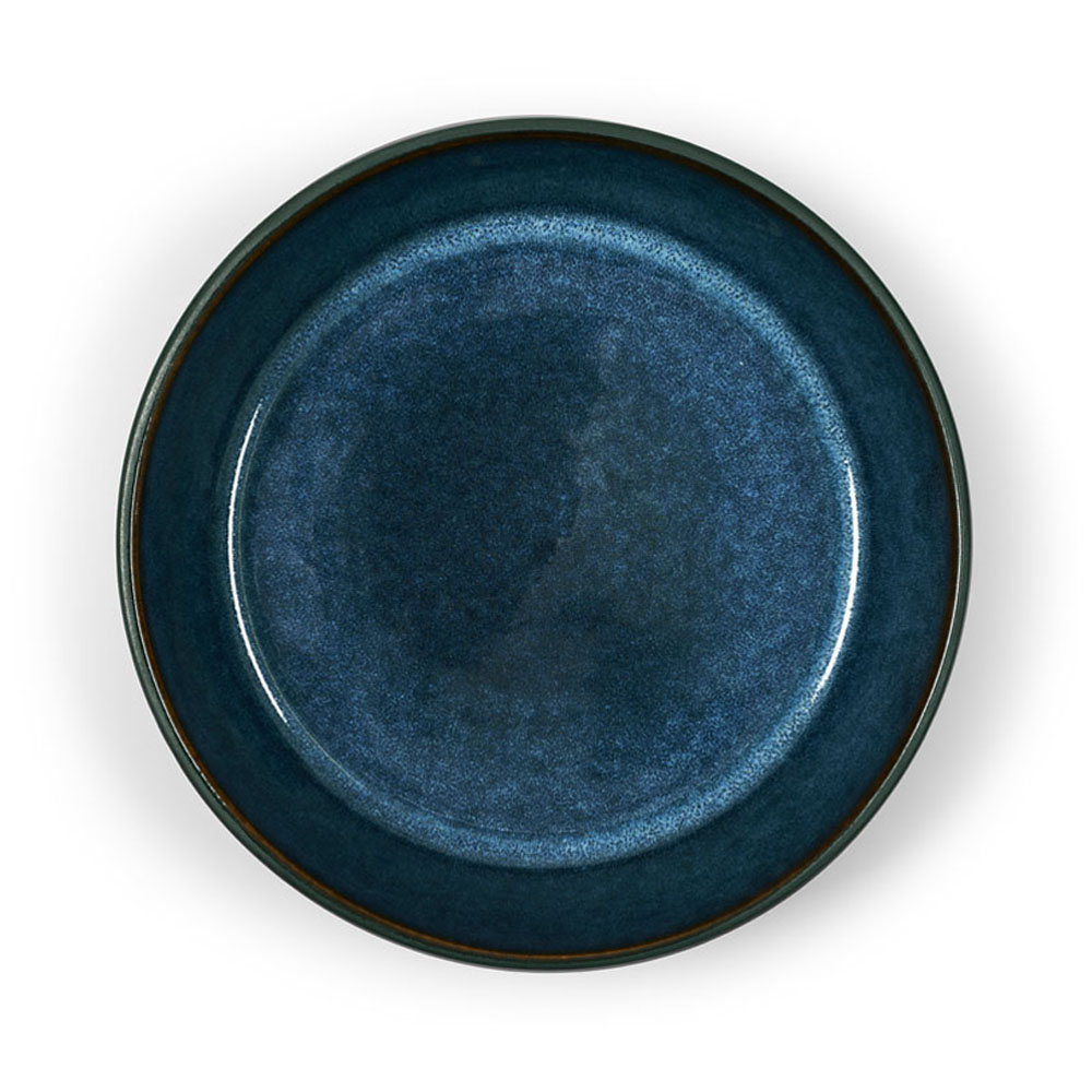 Suppenschale, Schwarz Blau, Steinzeug